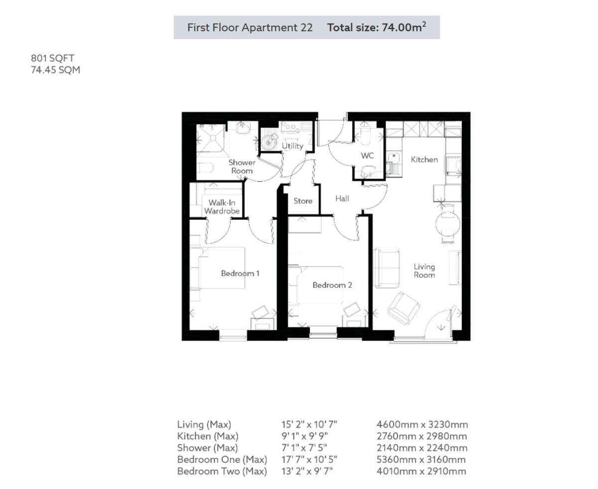 London Road, Bagshot floorplan