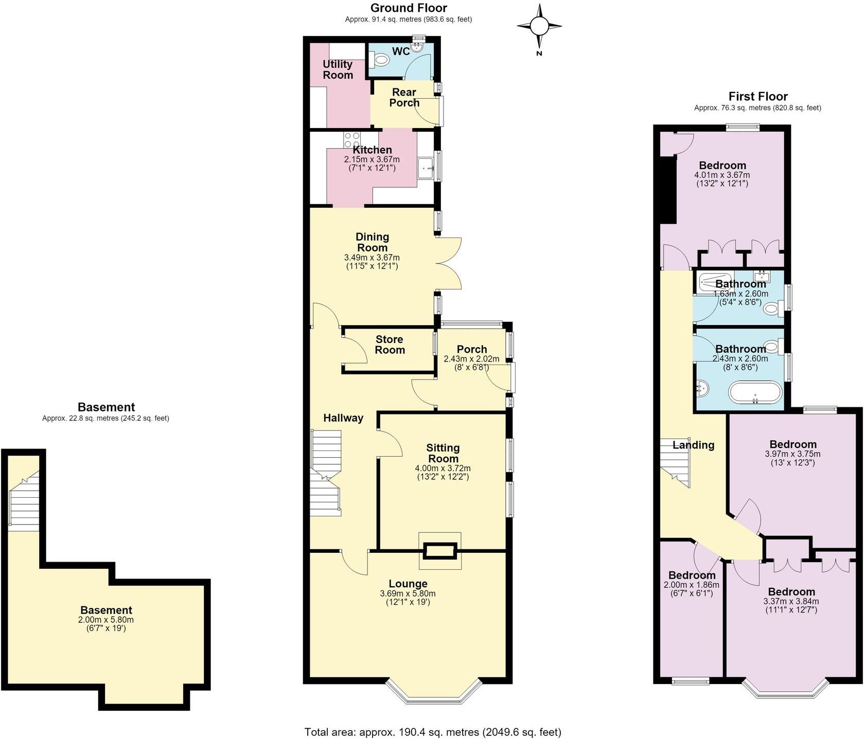 11, Dee Banks, Chester, CH3 floorplan