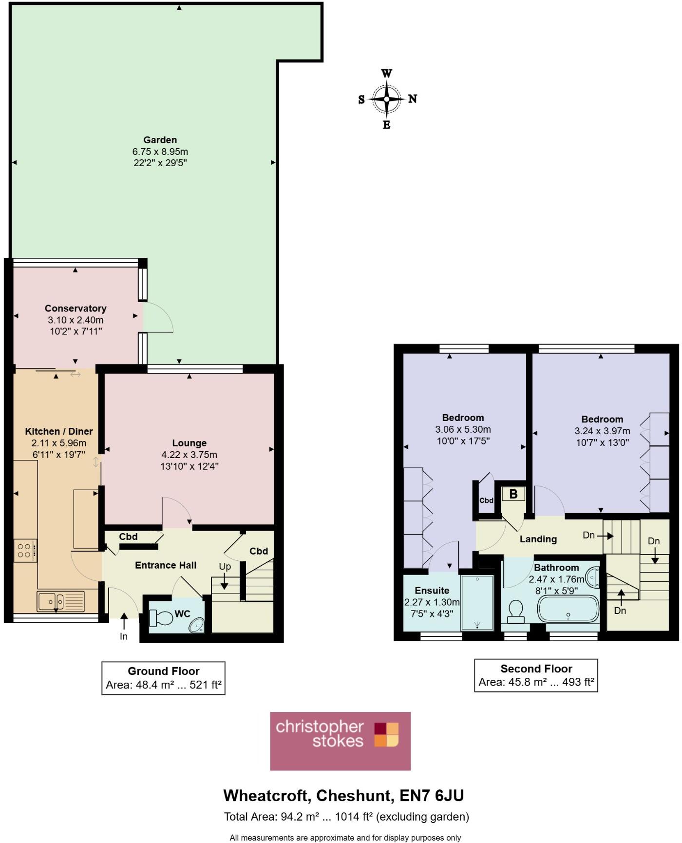 Wheatcroft, Cheshunt,Hertfordshire, EN7 6JU floorplan