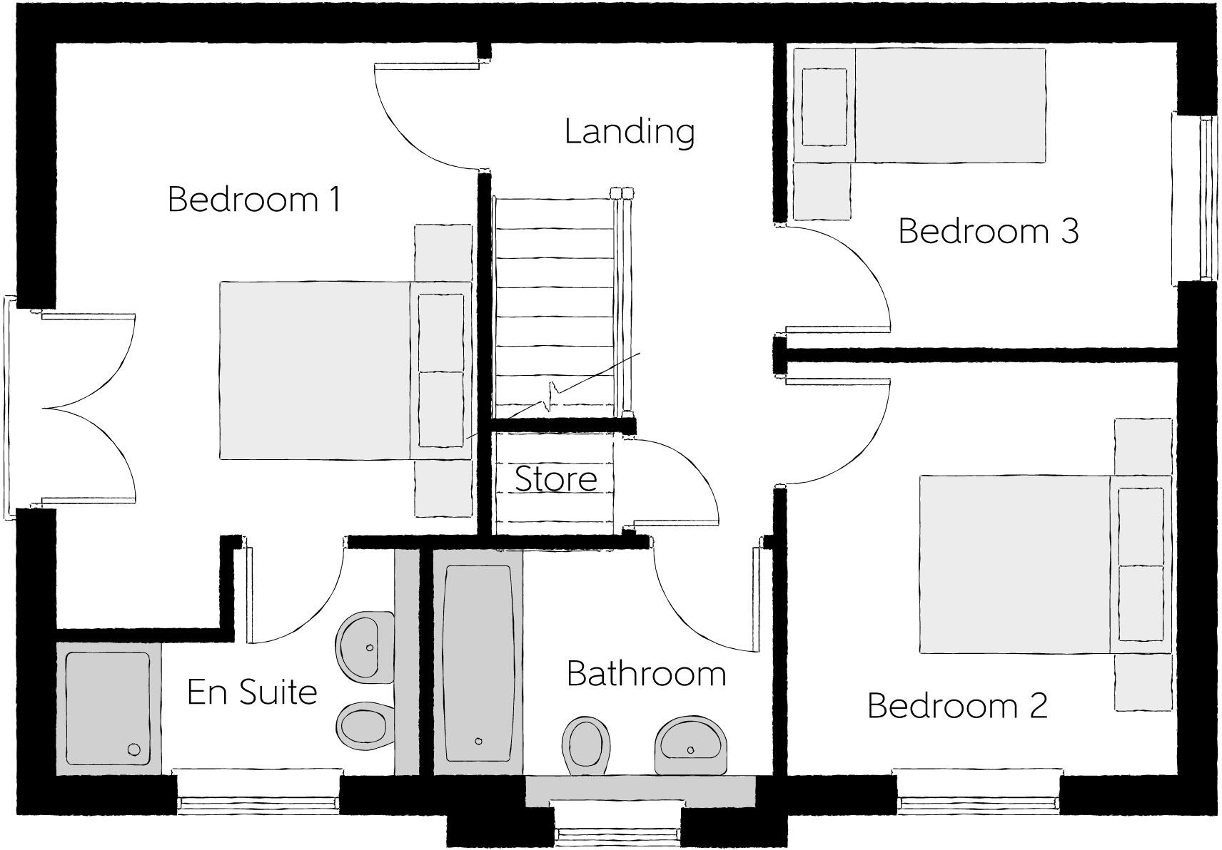Millcraig Terrace, Winchburgh, 
EH52 6GL floorplan