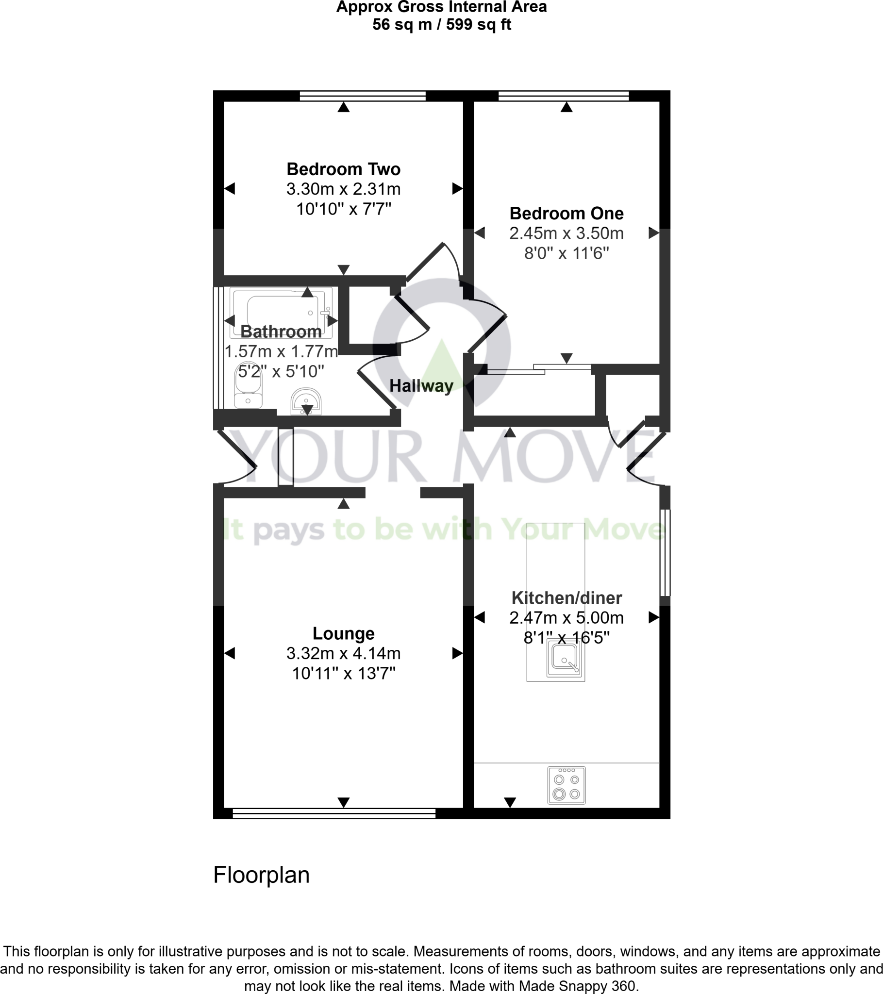 Drumdevan Road, Inverness, Highland, IV2 floorplan