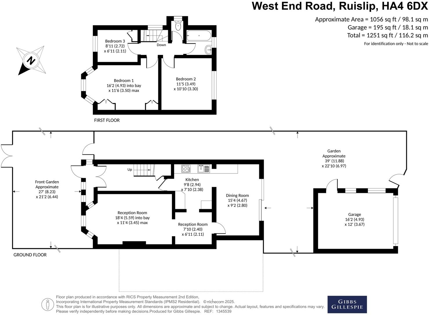 West End Road, Ruislip floorplan