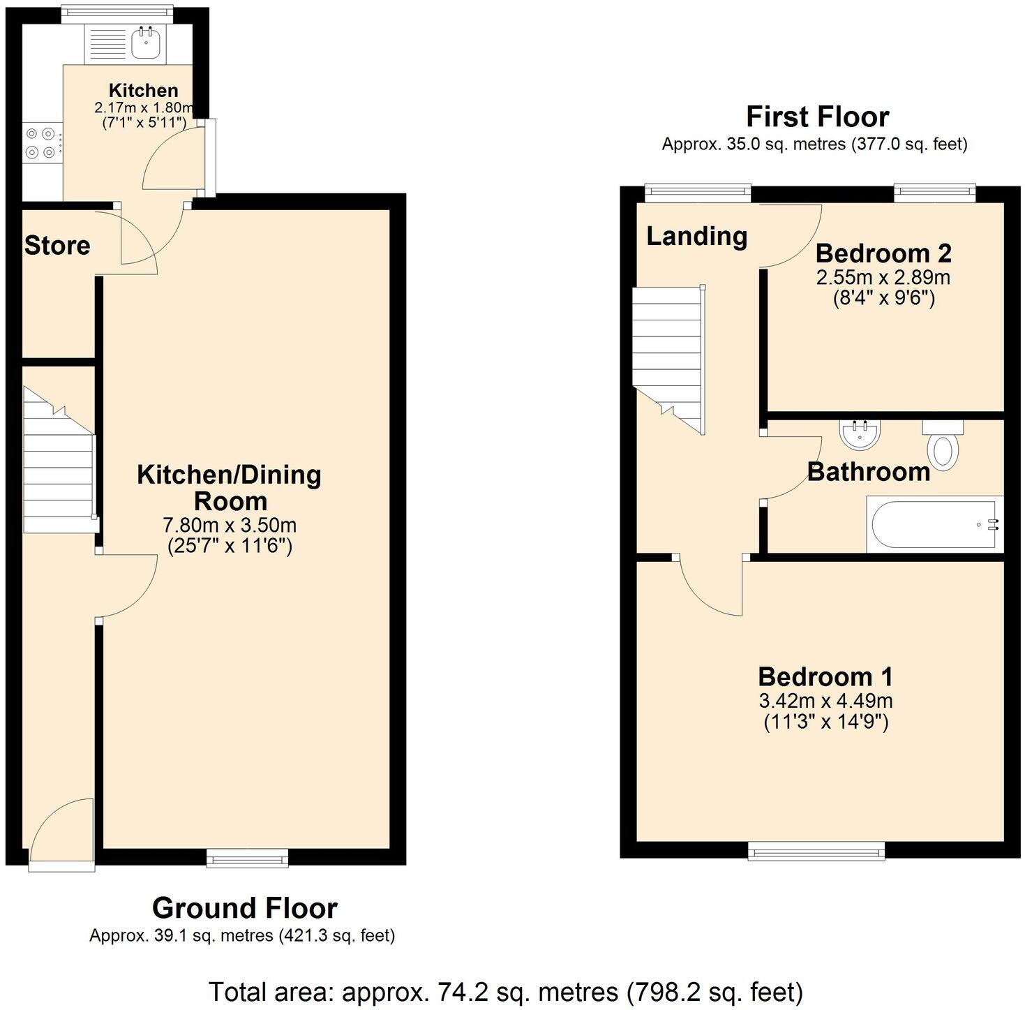 Leonard Street, Barnoldswick, BB18 floorplan