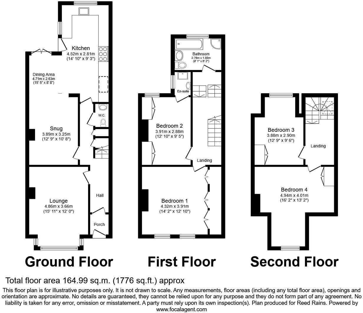 22, Carter Mount, Leeds, West Yorkshire, LS15 floorplan