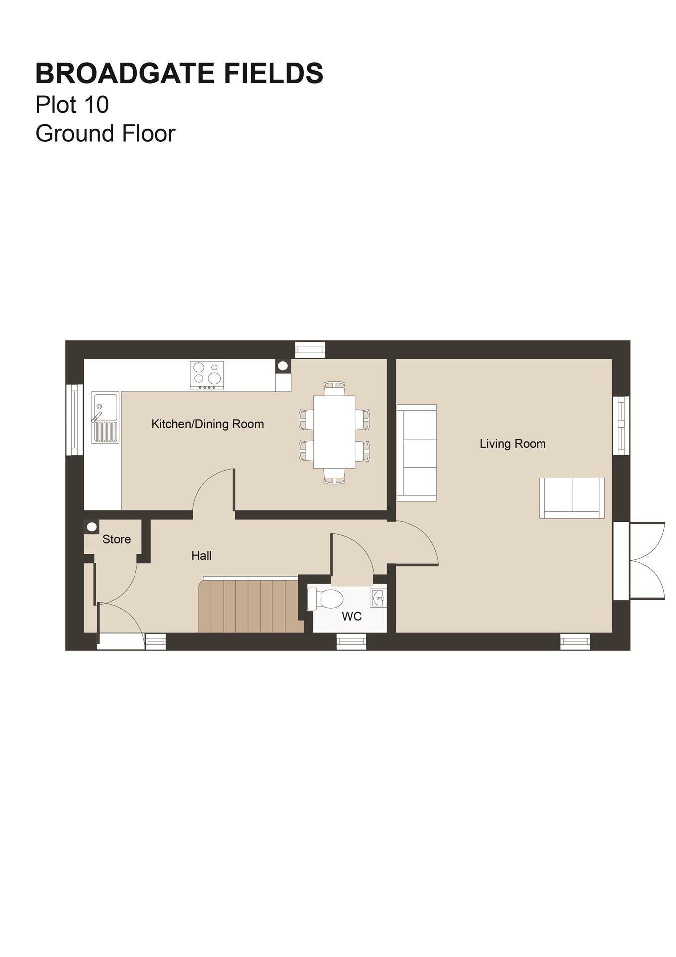 Broadgate Close, Northrepps, Cromer floorplan