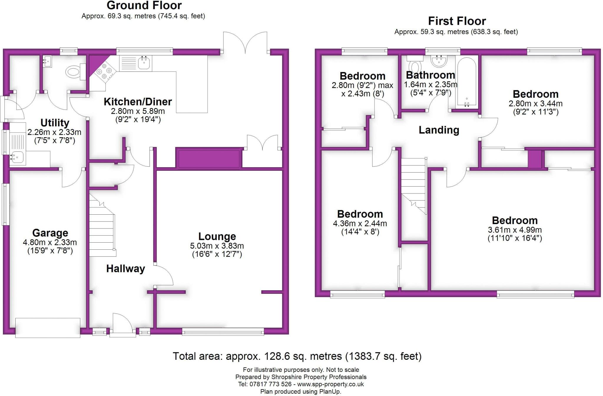 Lancaster Road, Shrewsbury floorplan