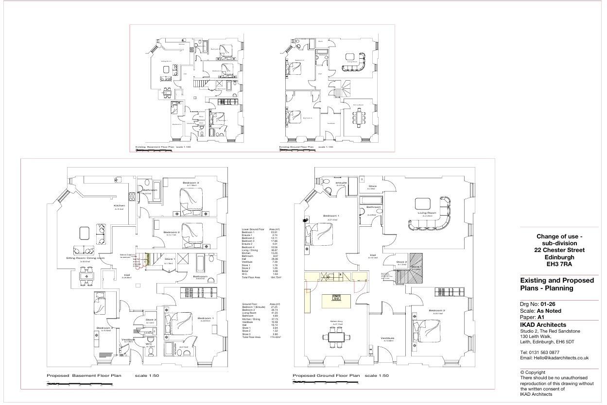 22, Chester Street, Edinburgh floorplan