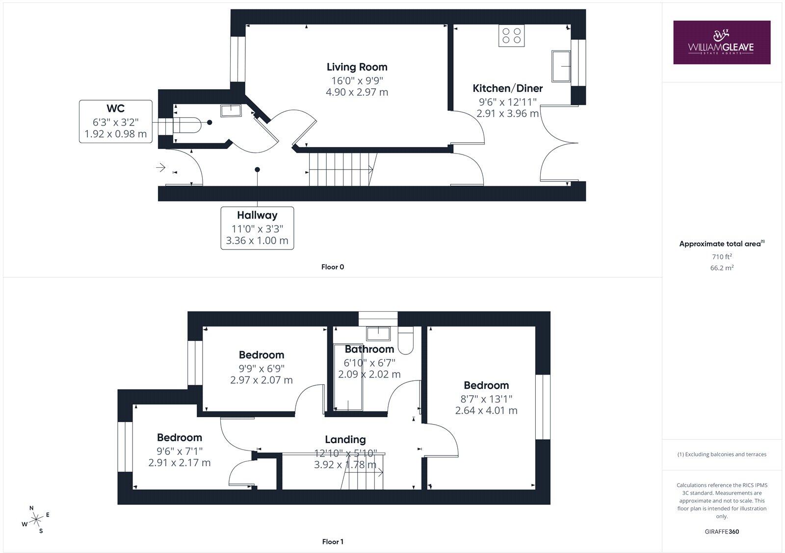Fern Close, Connah's Quay, Deeside, Flintshire, CH5 floorplan