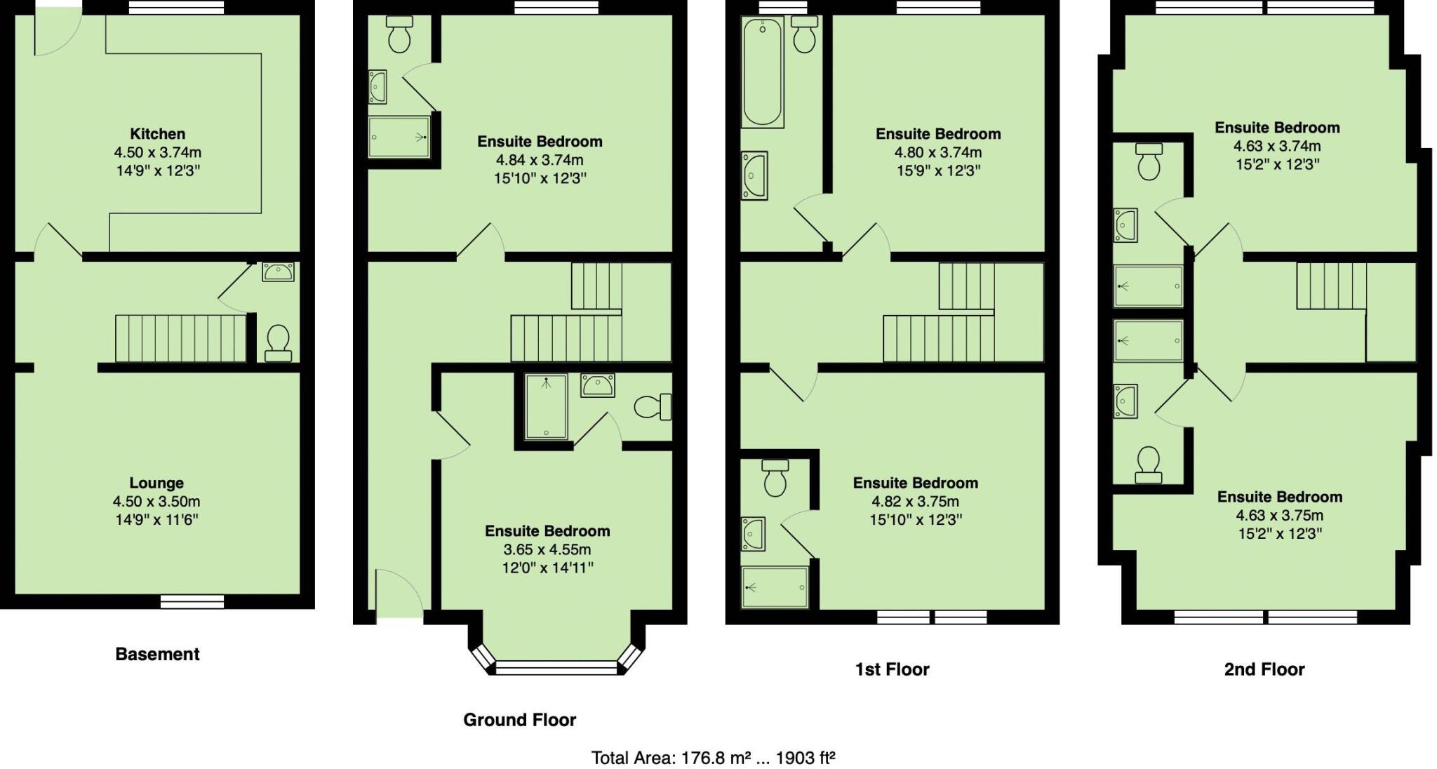 Brudenell Grove, Leeds floorplan