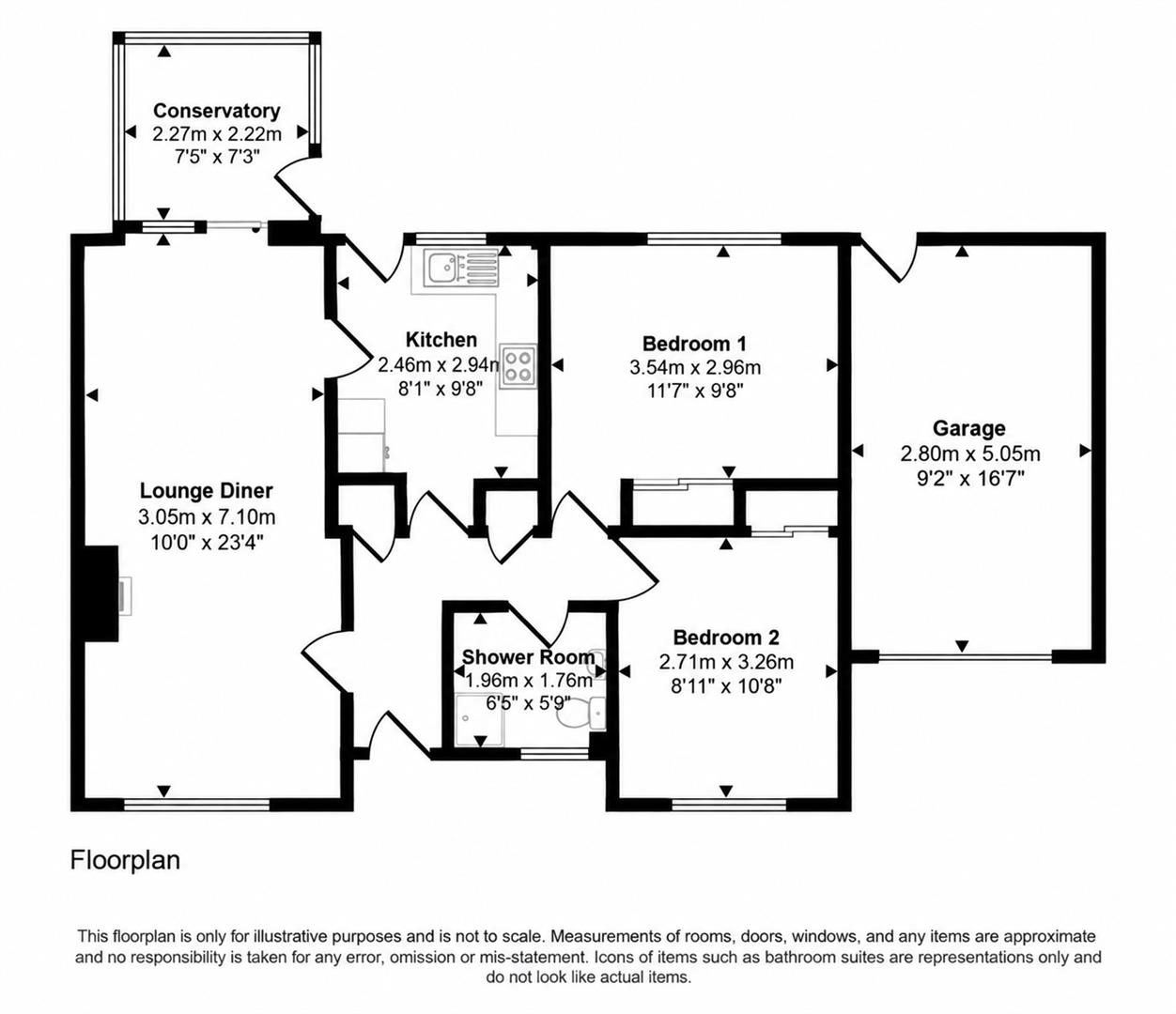 Merritts Way, Pool, Redruth floorplan