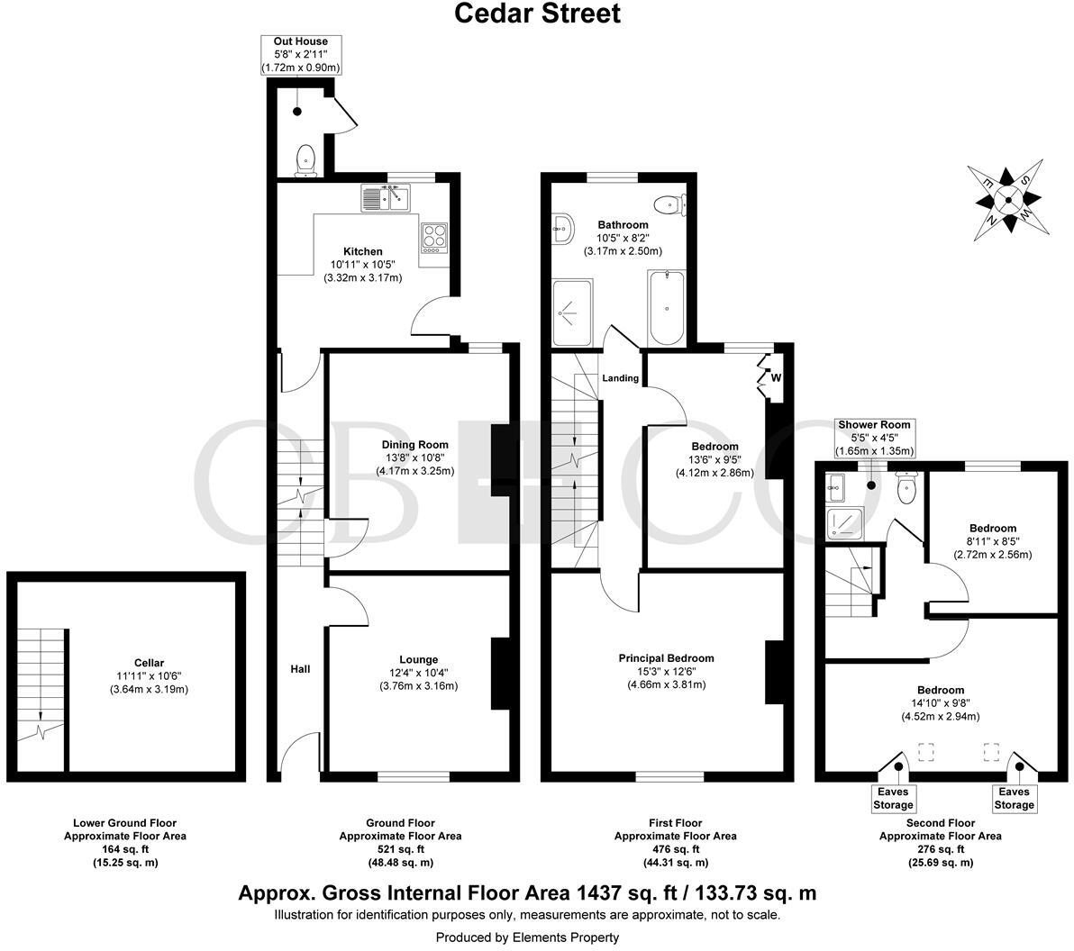 Cedar Street, Derby floorplan