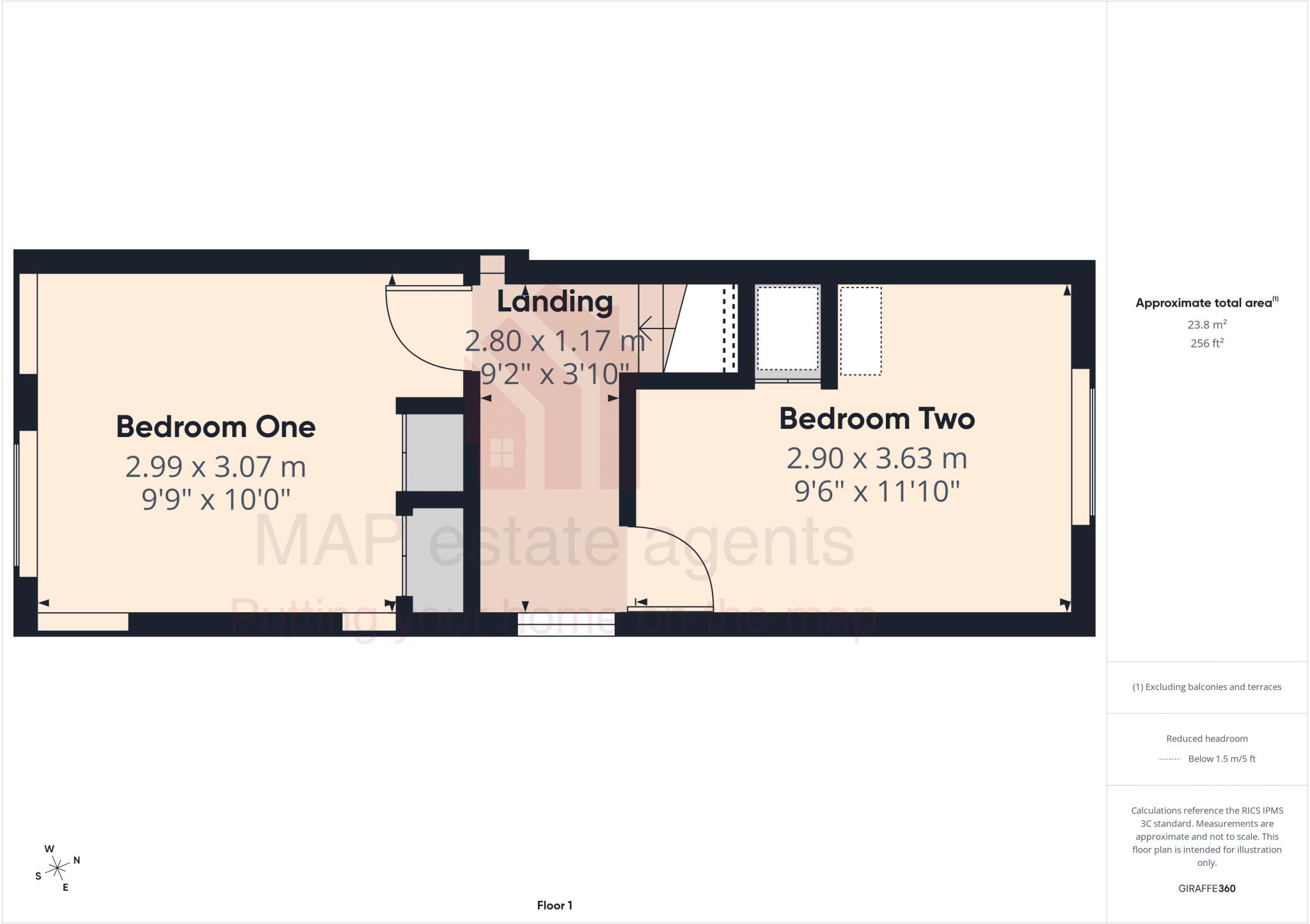 Portreath, Redruth - Short level walk to beach and harbour floorplan