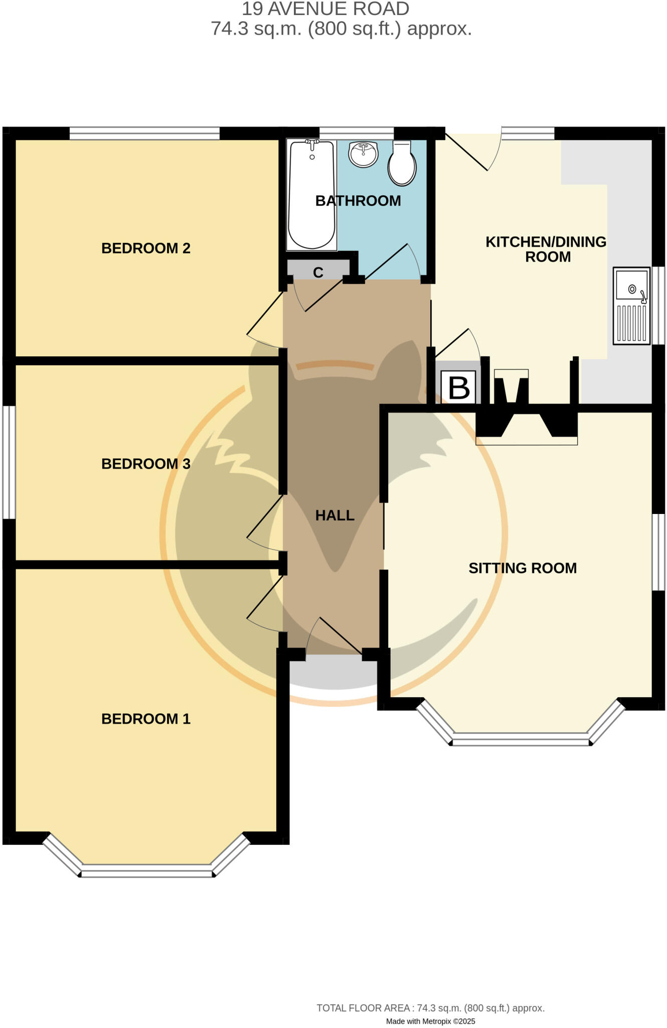 Avenue Road, Walkford, Christchurch, Dorset, BH23 floorplan