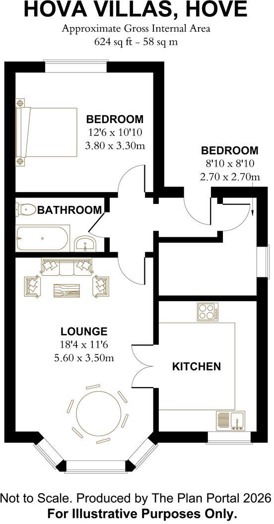 Hova Villas, Hove floorplan