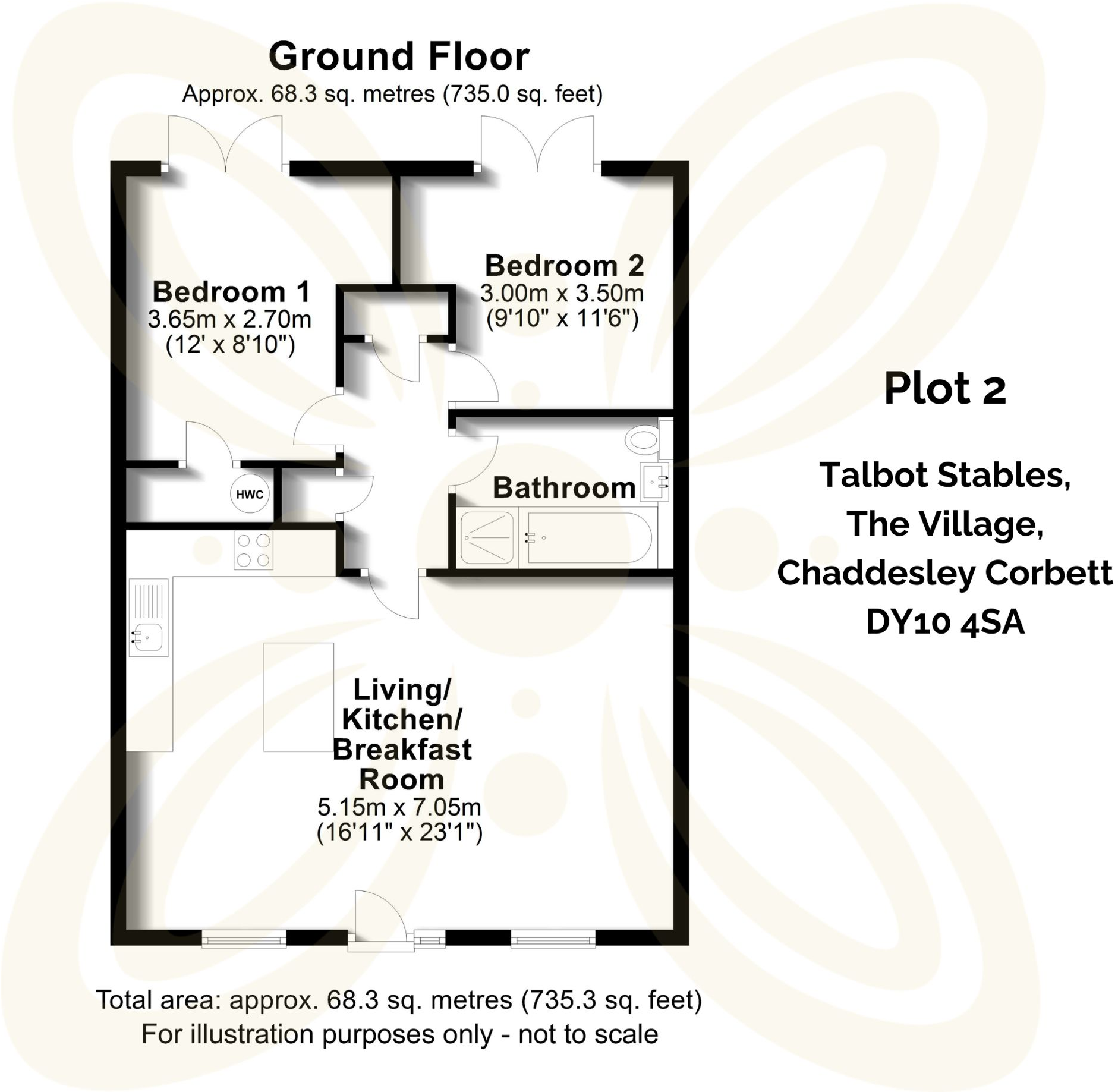 The Village, Chaddesley Corbett, DY10 floorplan