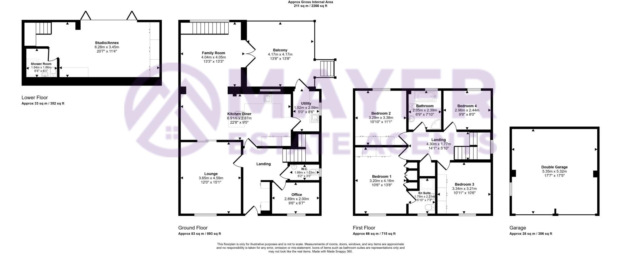 Chelwood Grove, Plympton floorplan
