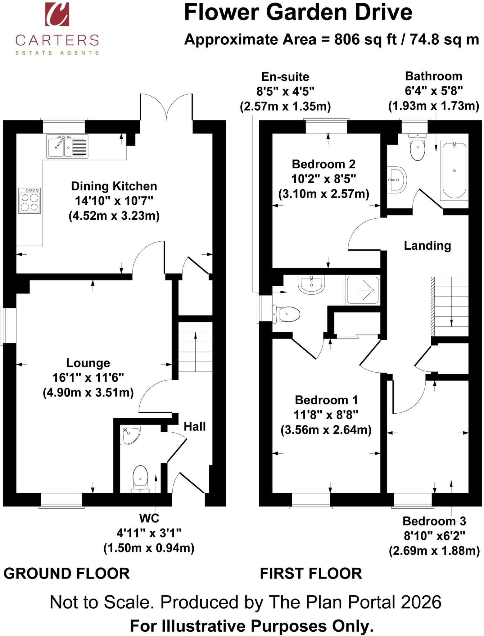 Flower Garden Drive, Nuneaton, CV10 floorplan