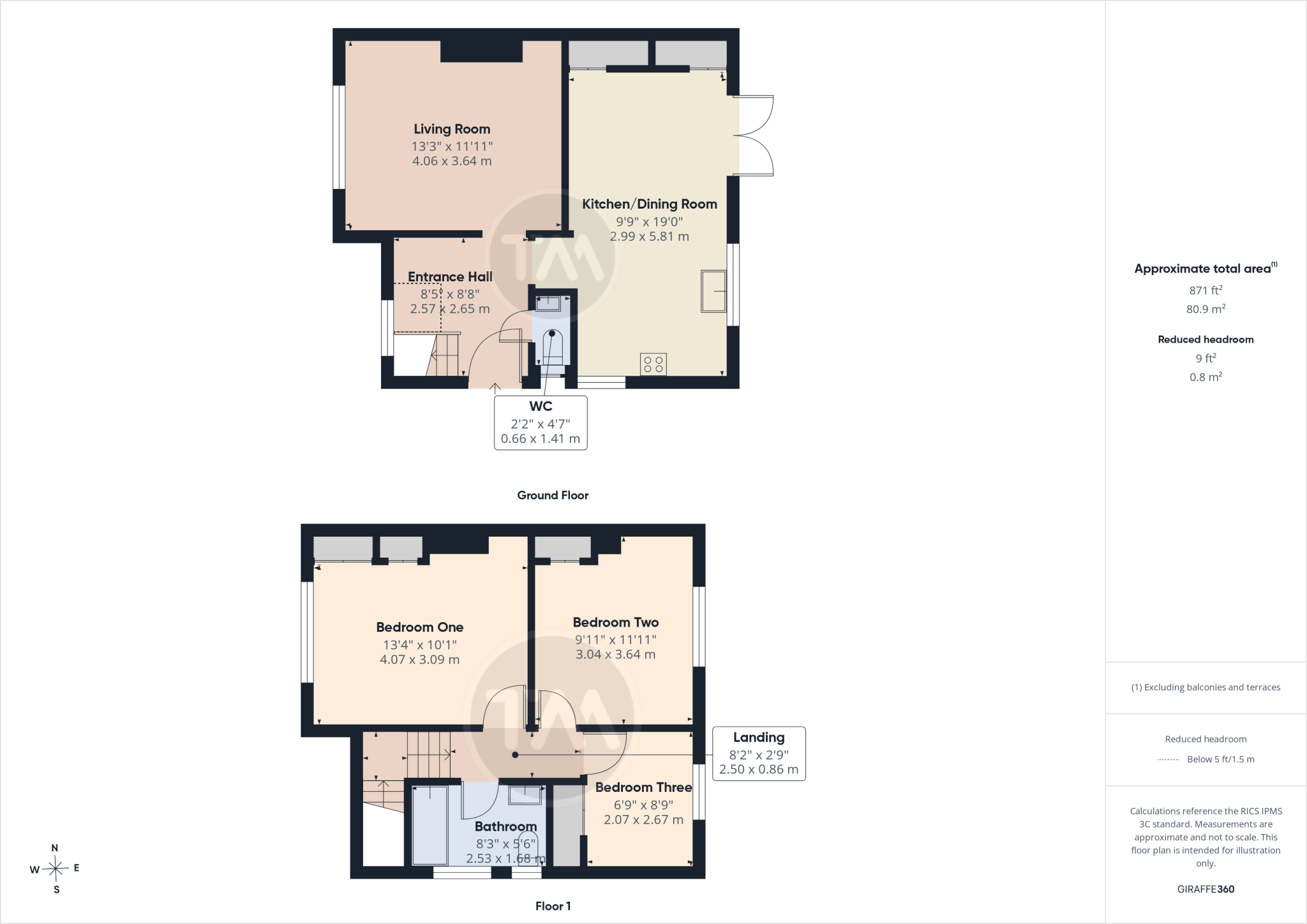 Queens Gardens, Eaton Socon, St. Neots, Cambridgeshire, PE19 floorplan