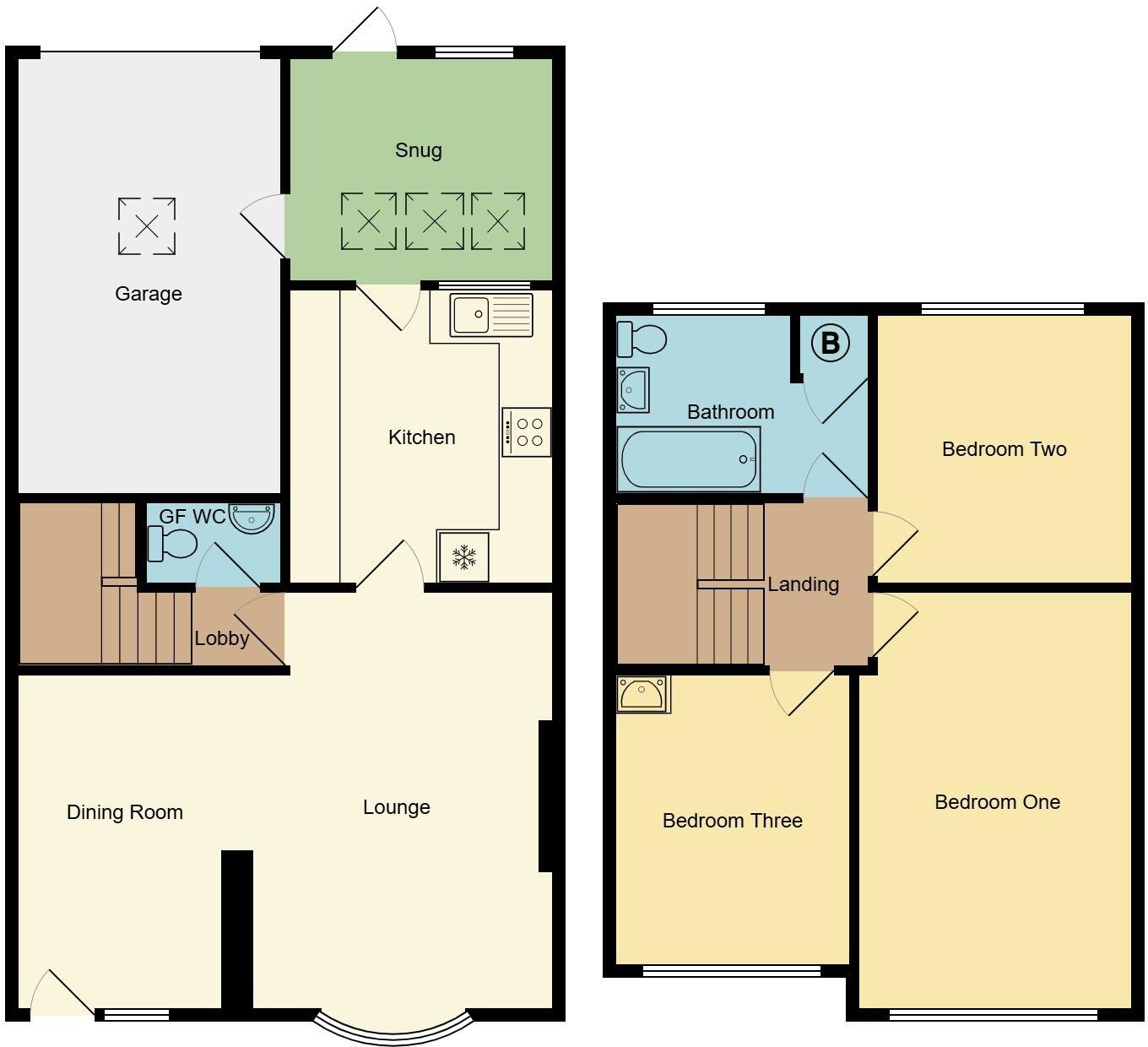 Earls Walk, Binley Woods, Coventry, CV3 floorplan