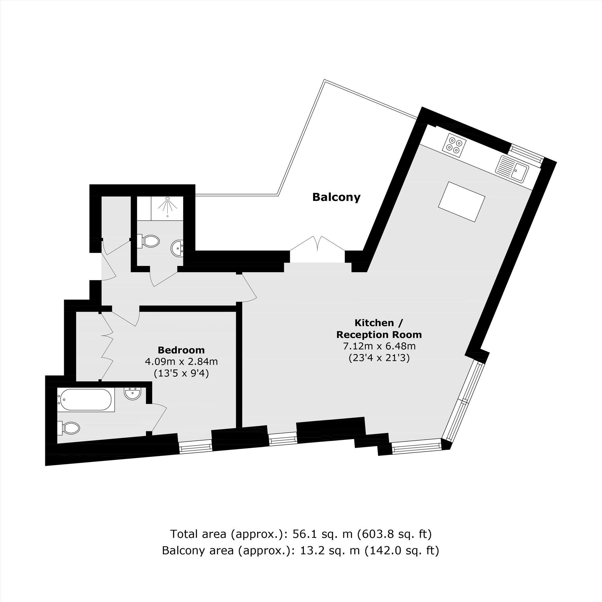 Acton Lane, Chiswick floorplan