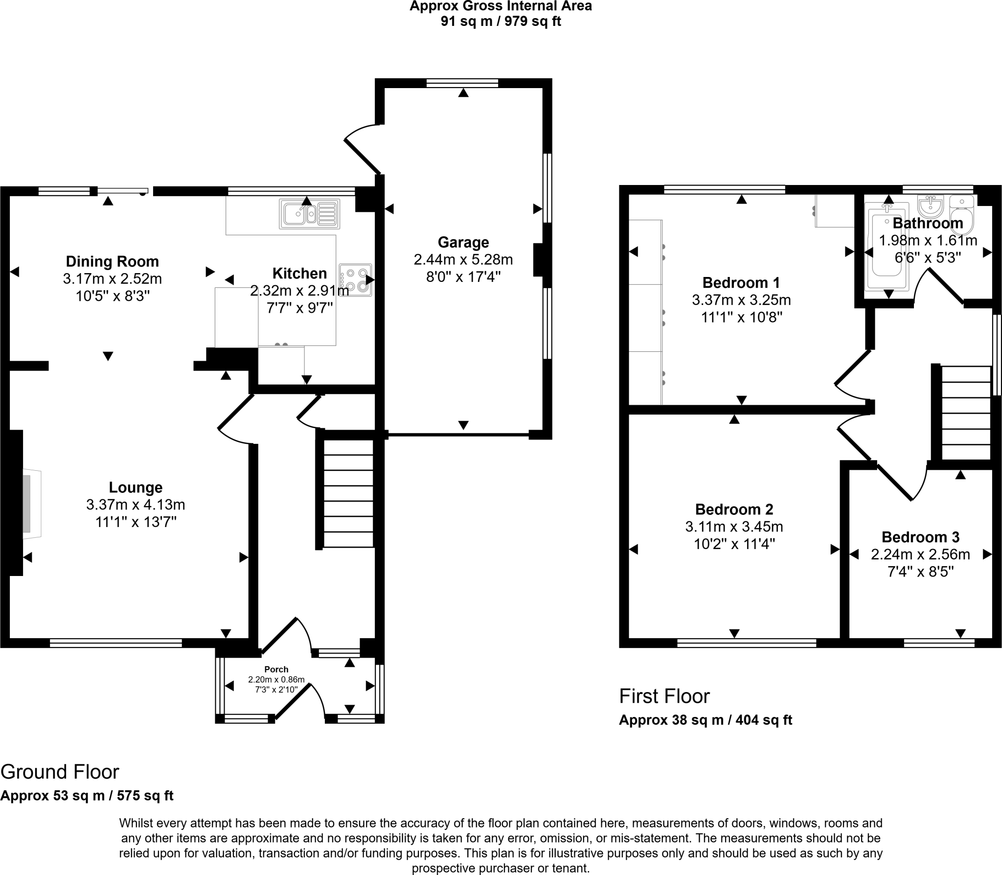 Leyton Drive, Bury floorplan