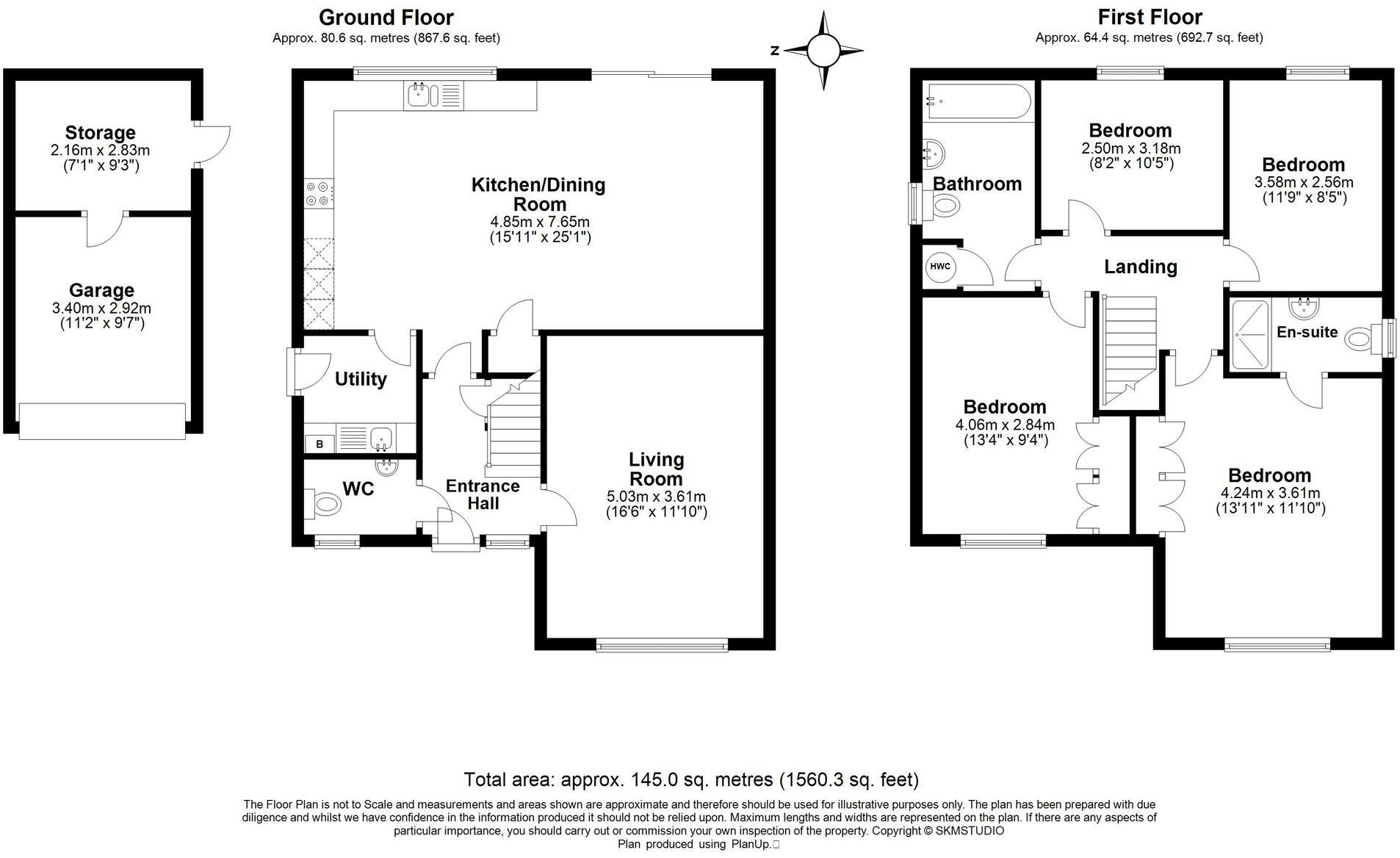 Mallard Crescent, Caddington, LU1 floorplan