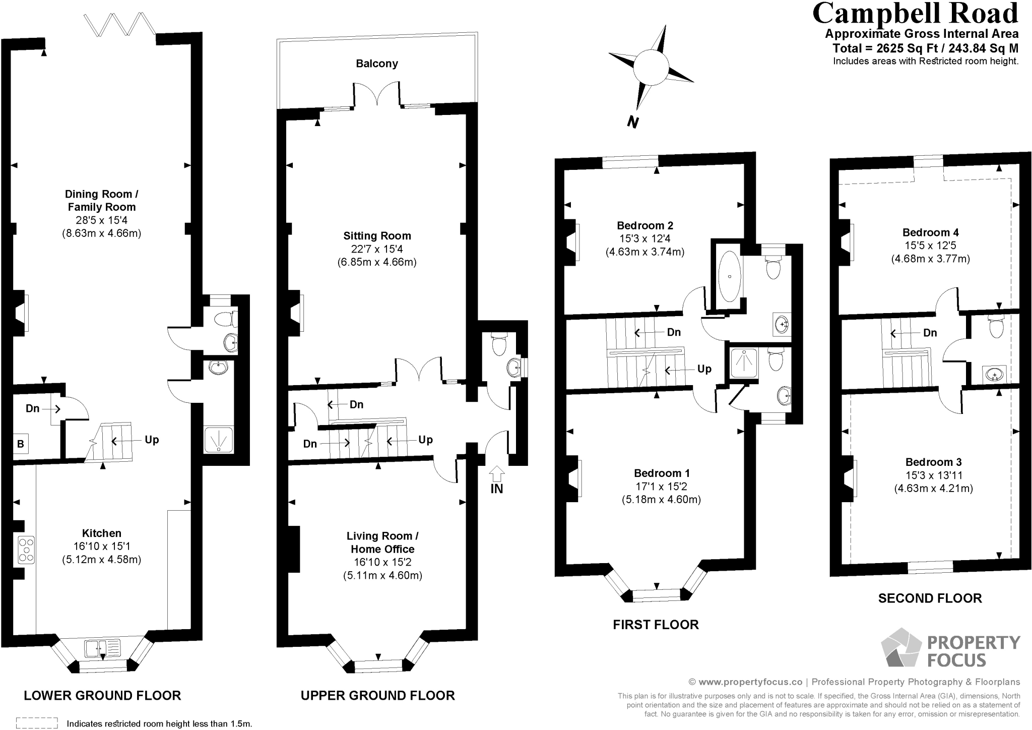 Southsea, Hampshire floorplan