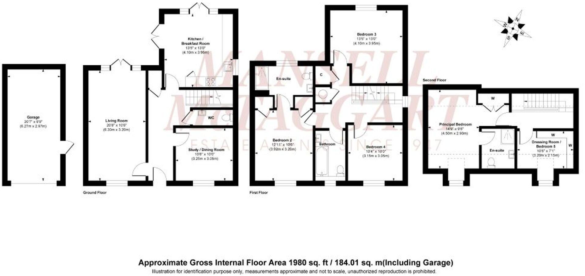 Reed Close, Hassocks, BN6 floorplan