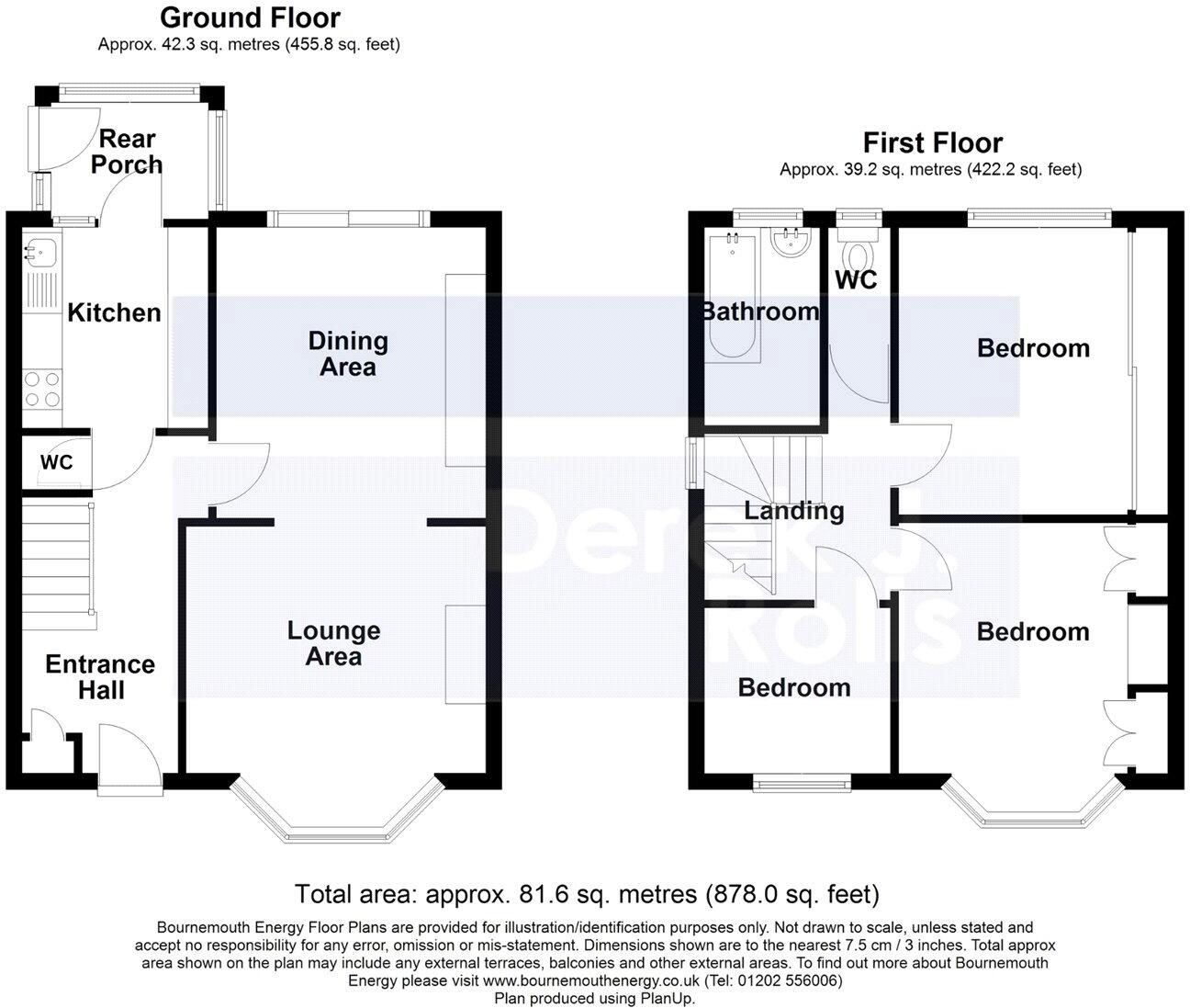 Russel Road, Kinson, Bournemouth, Dorset, BH10 floorplan