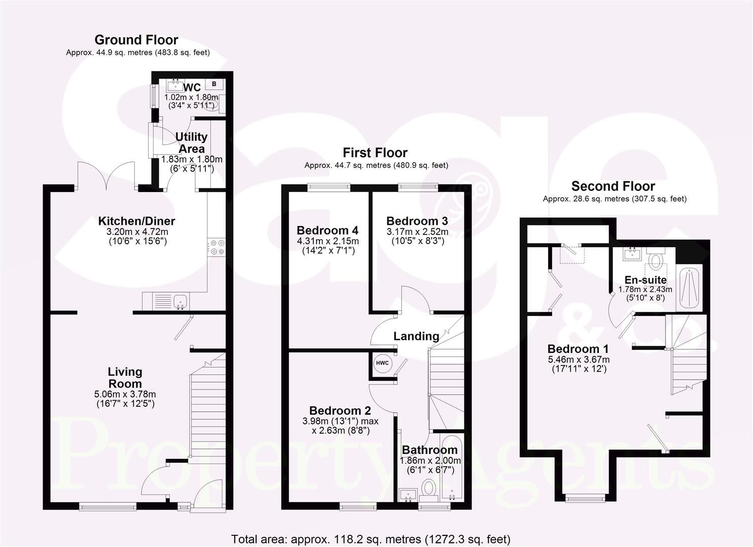 Bessemer Drive, Newport floorplan