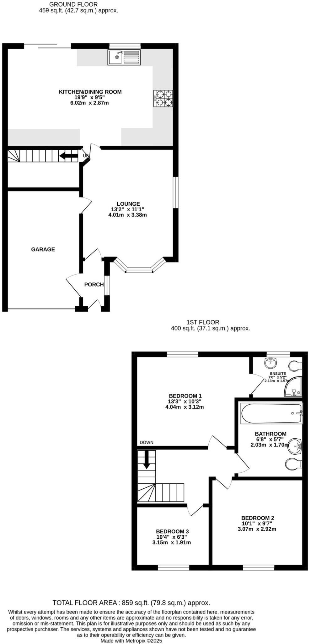 Bronington Close, Princes Park, Chatham, ME5 floorplan