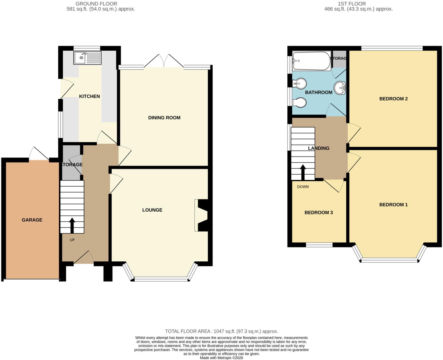 Garth Boulevard, Higher Bebington floorplan