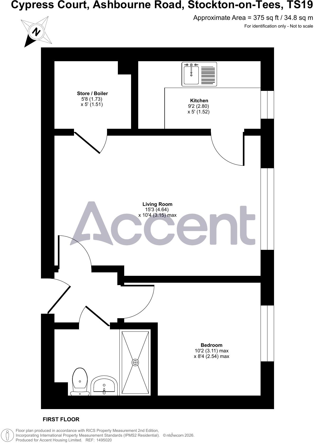 Cypress Court, Stockton-on-tees floorplan