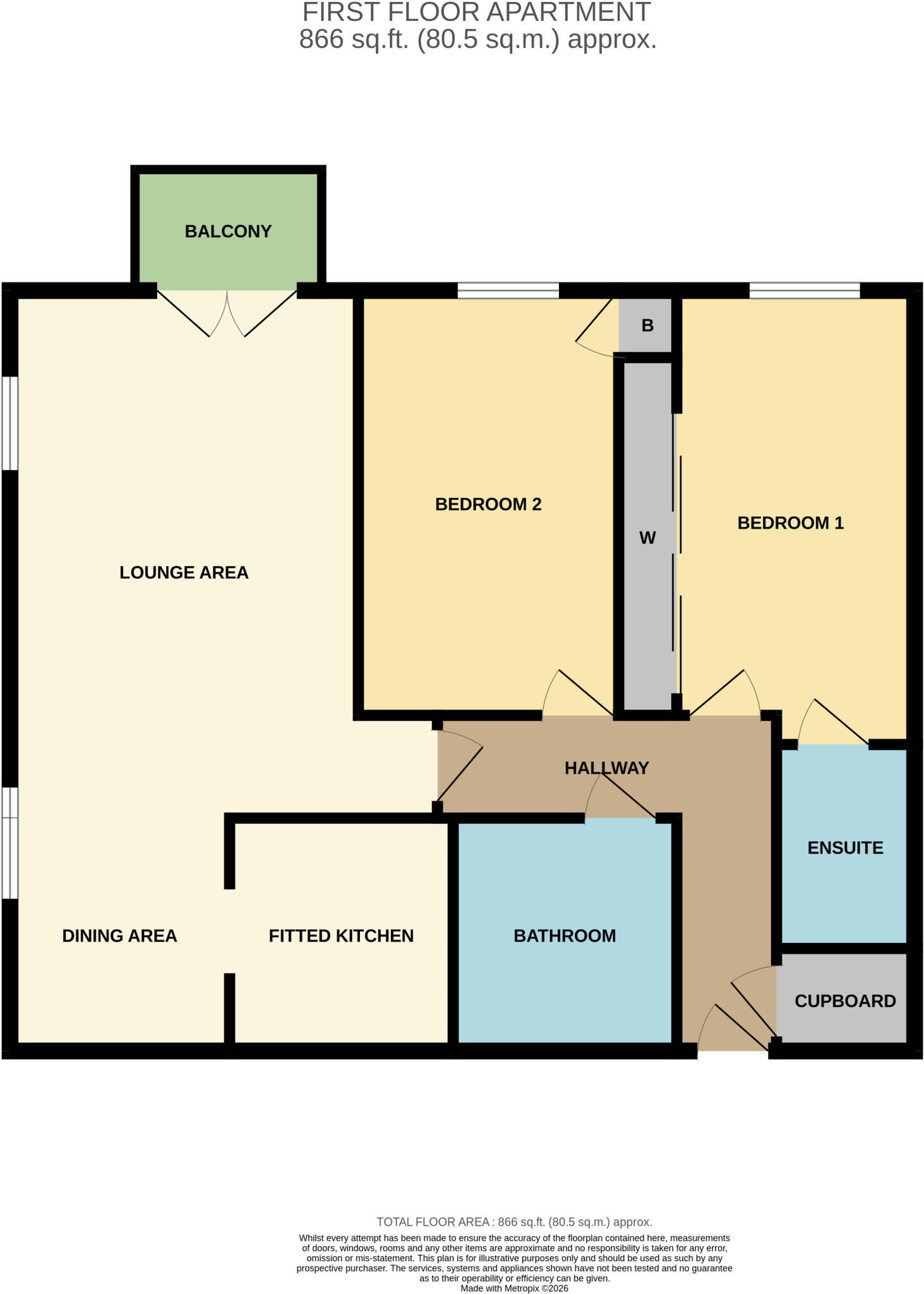 16 Bridgeview House, Woodhouse Close, Worcester, WR5 3FQ floorplan