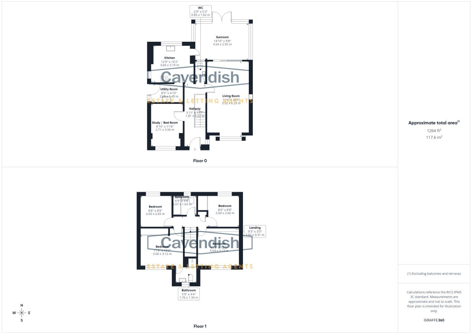 Canol y Bryn floorplan
