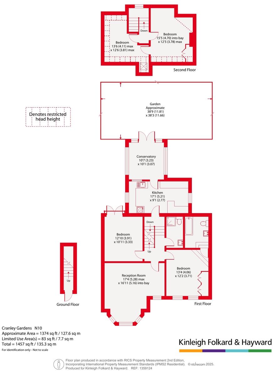 Cranley Gardens, Muswell Hill, N10 floorplan