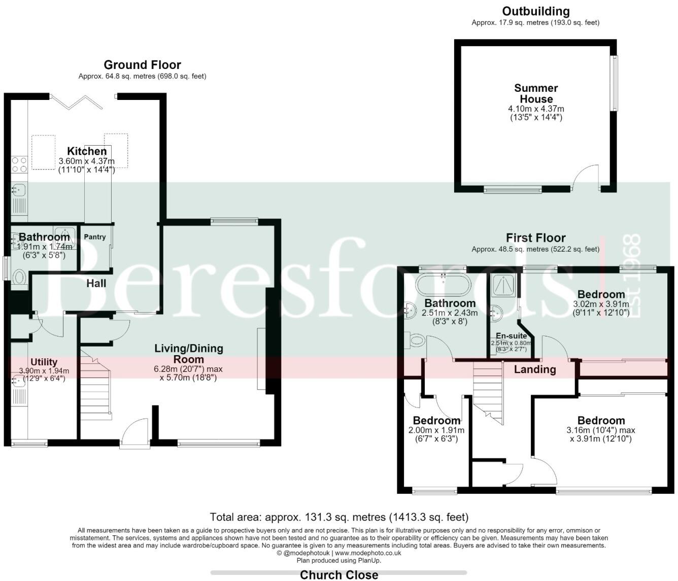 Church Close, Mountnessing, CM15 floorplan
