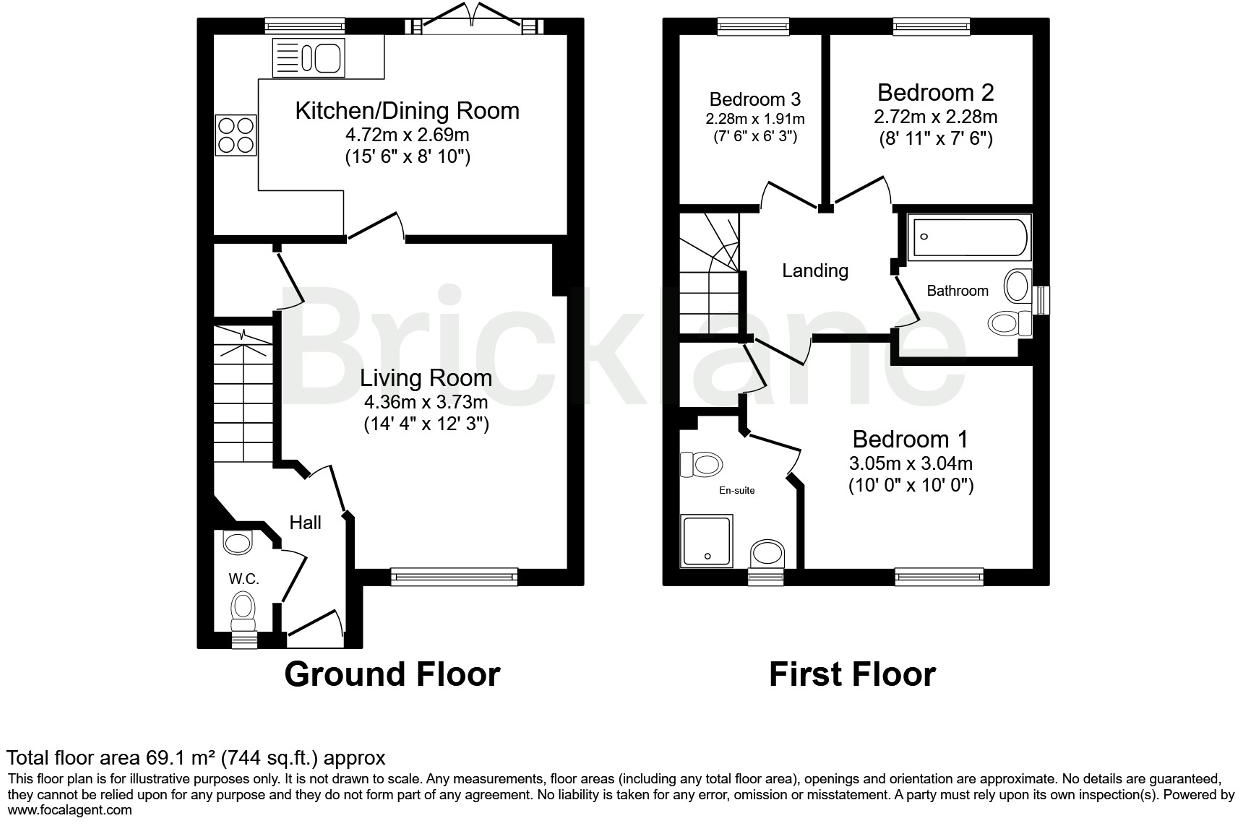 Goshawk Close, Rothwell, Kettering, Northamptonshire, NN14 6GJ floorplan