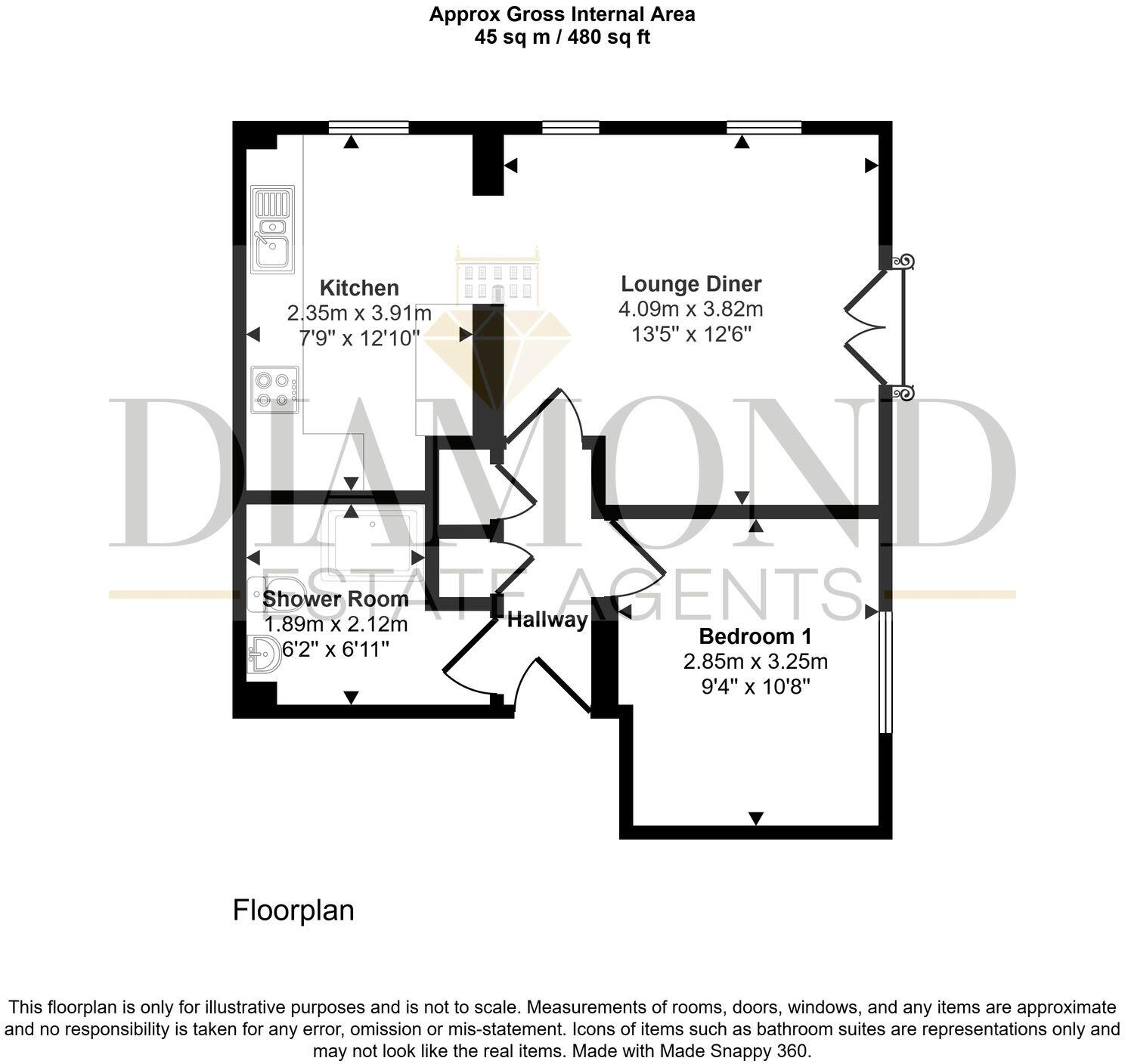 Barle Court, Tiverton, EX16 floorplan