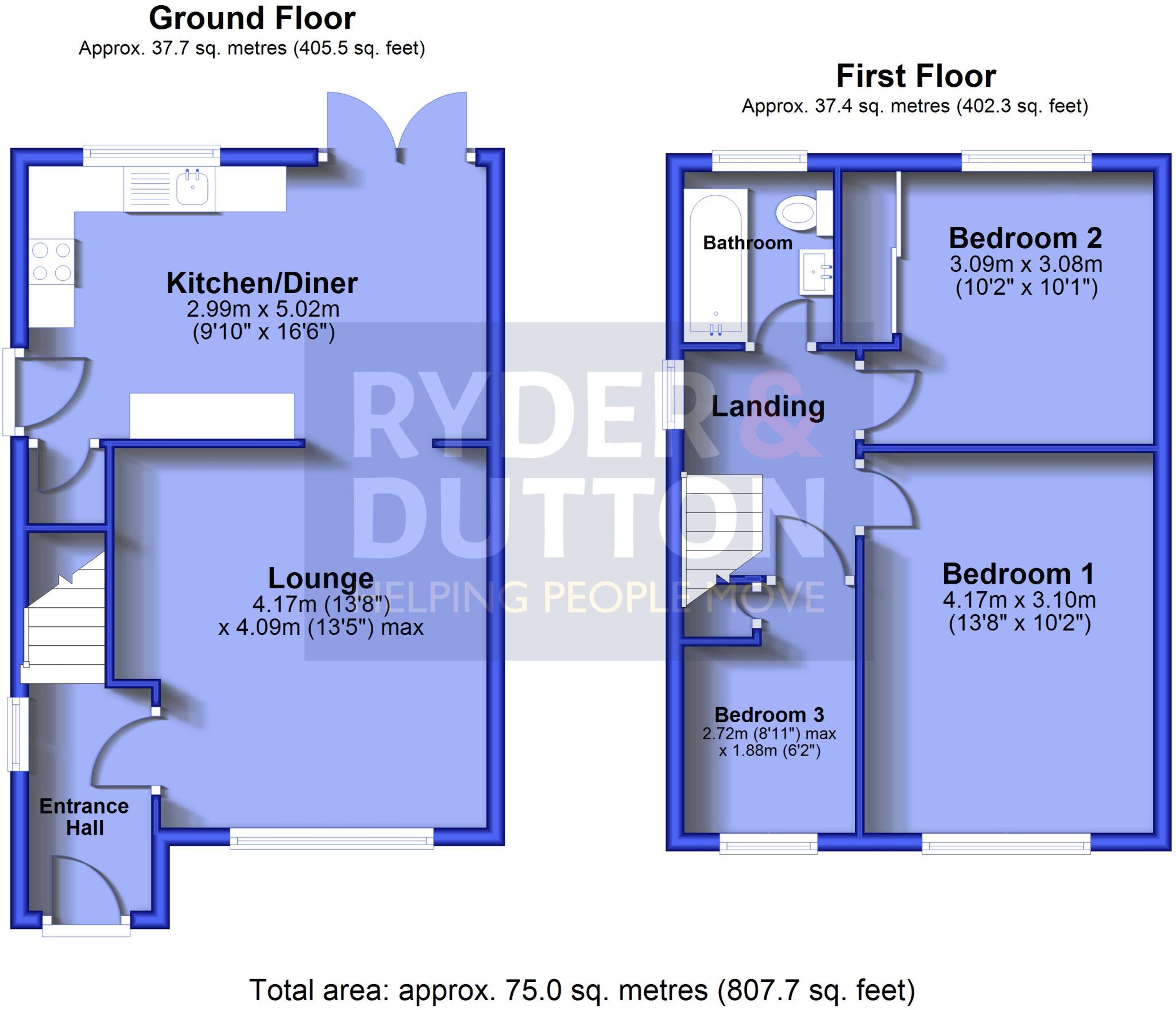 Chaffinch Walk, Netherton, Huddersfield, West Yorkshire, HD4 floorplan