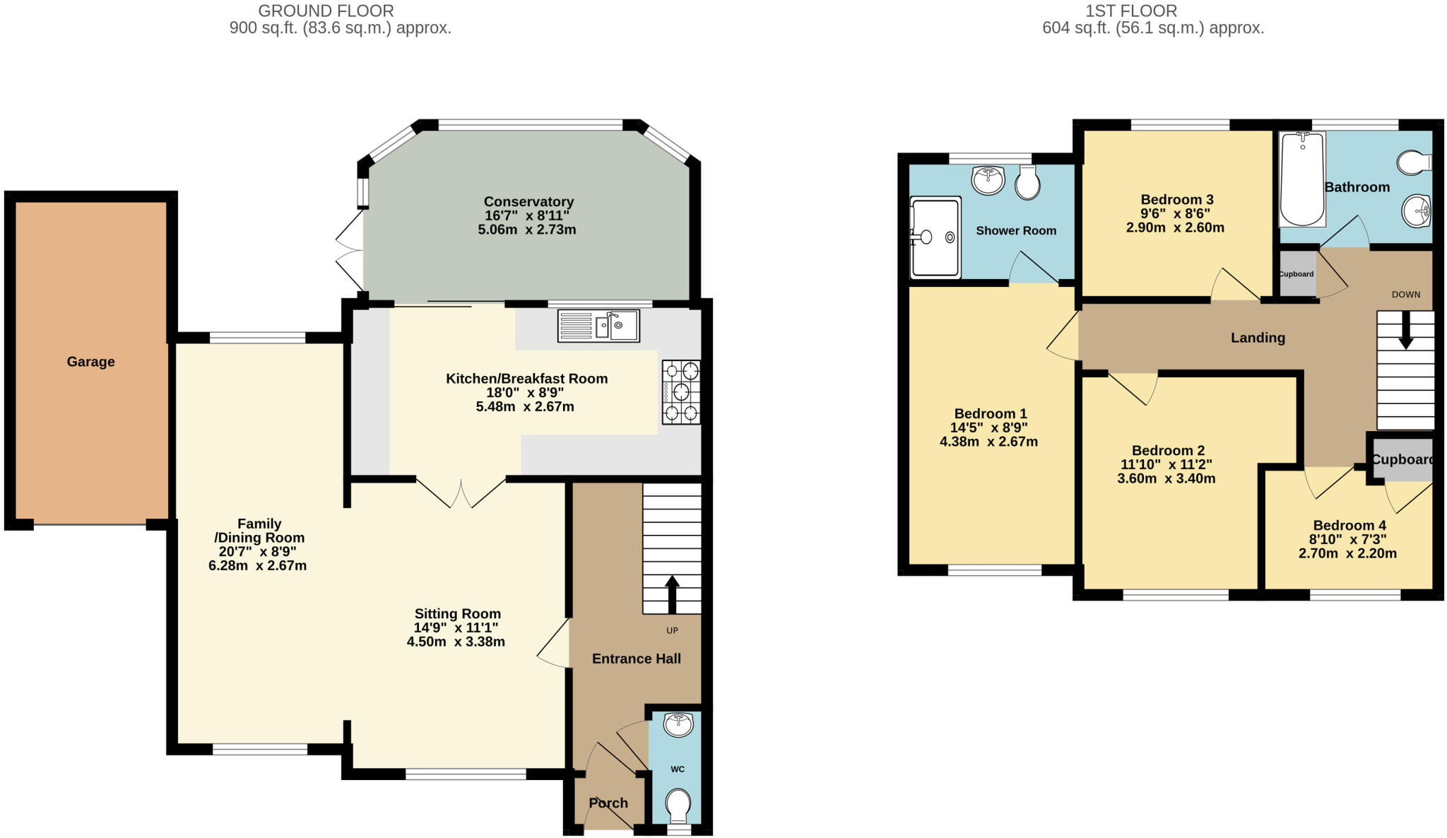 Poppy Close, Highcliffe, Christchurch, Dorset, BH23 floorplan