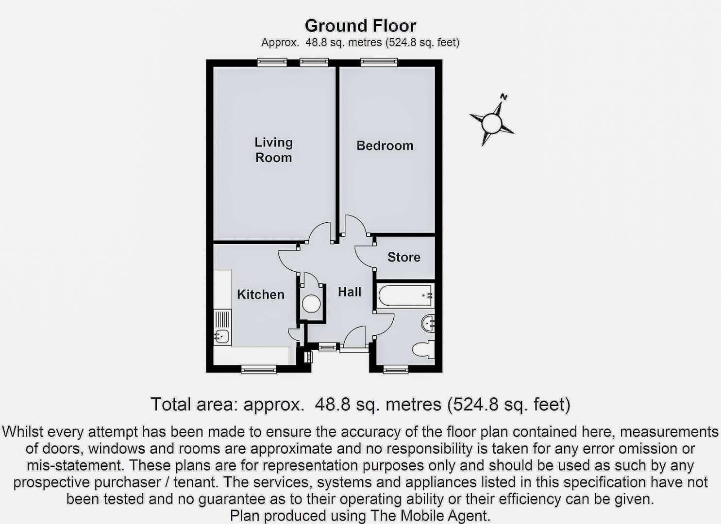 Fielding Street, Walworth, London floorplan