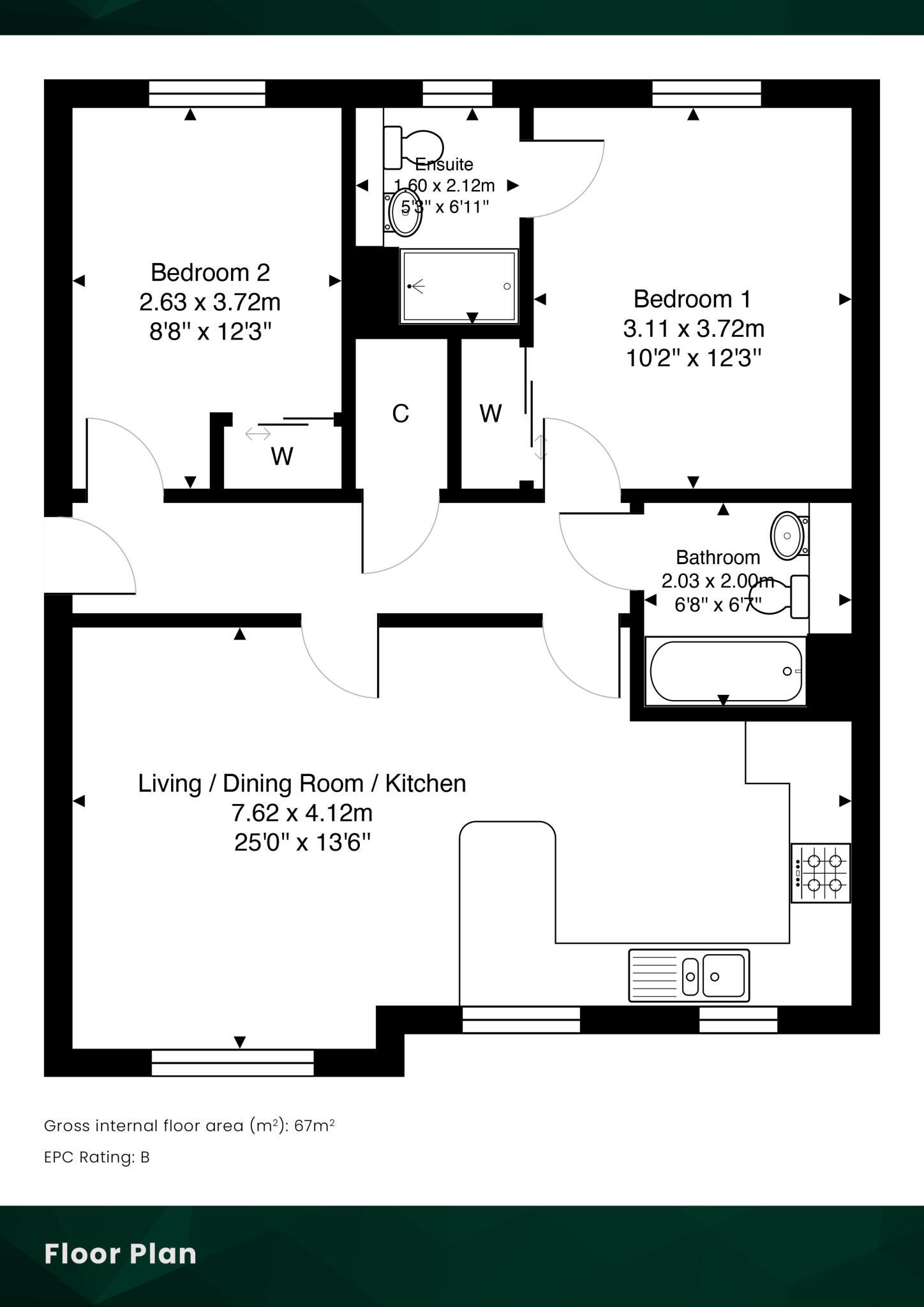 26 Miners Walk, Dalkeith, EH22 2AL floorplan