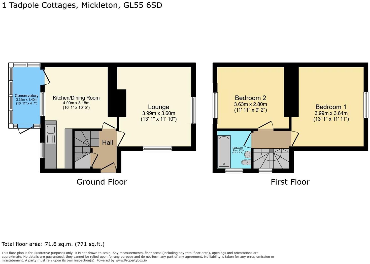 Chapel Lane, Mickleton floorplan