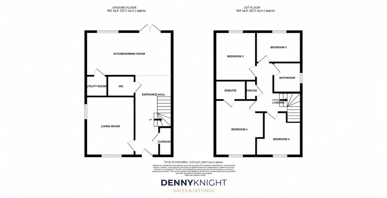 Watermill Way, Northampton, NN4 floorplan