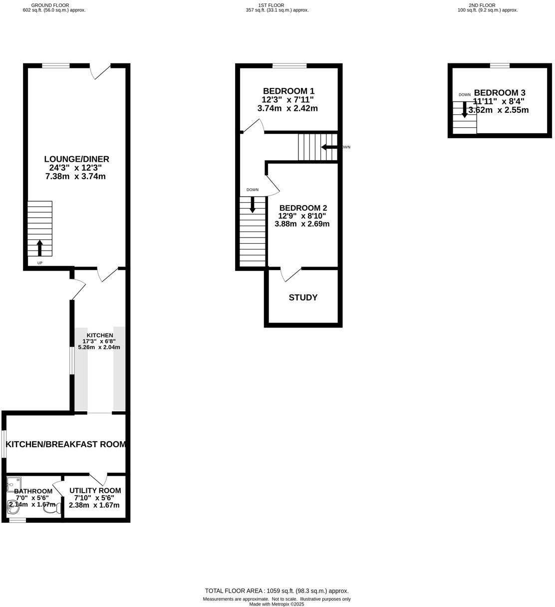 18 Albany Road, Wisbech, Cambridgeshire PE13 3AY floorplan