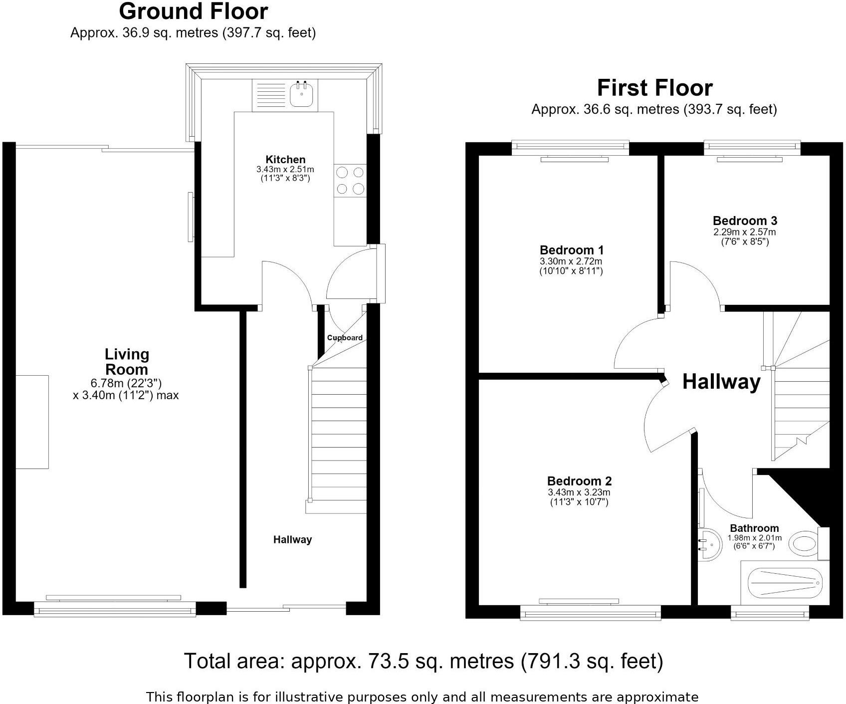 Middlebrook Crescent, Bradford floorplan