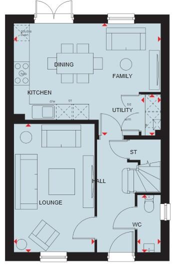 Southern Cross,
Wixams,
MK42 6AW floorplan