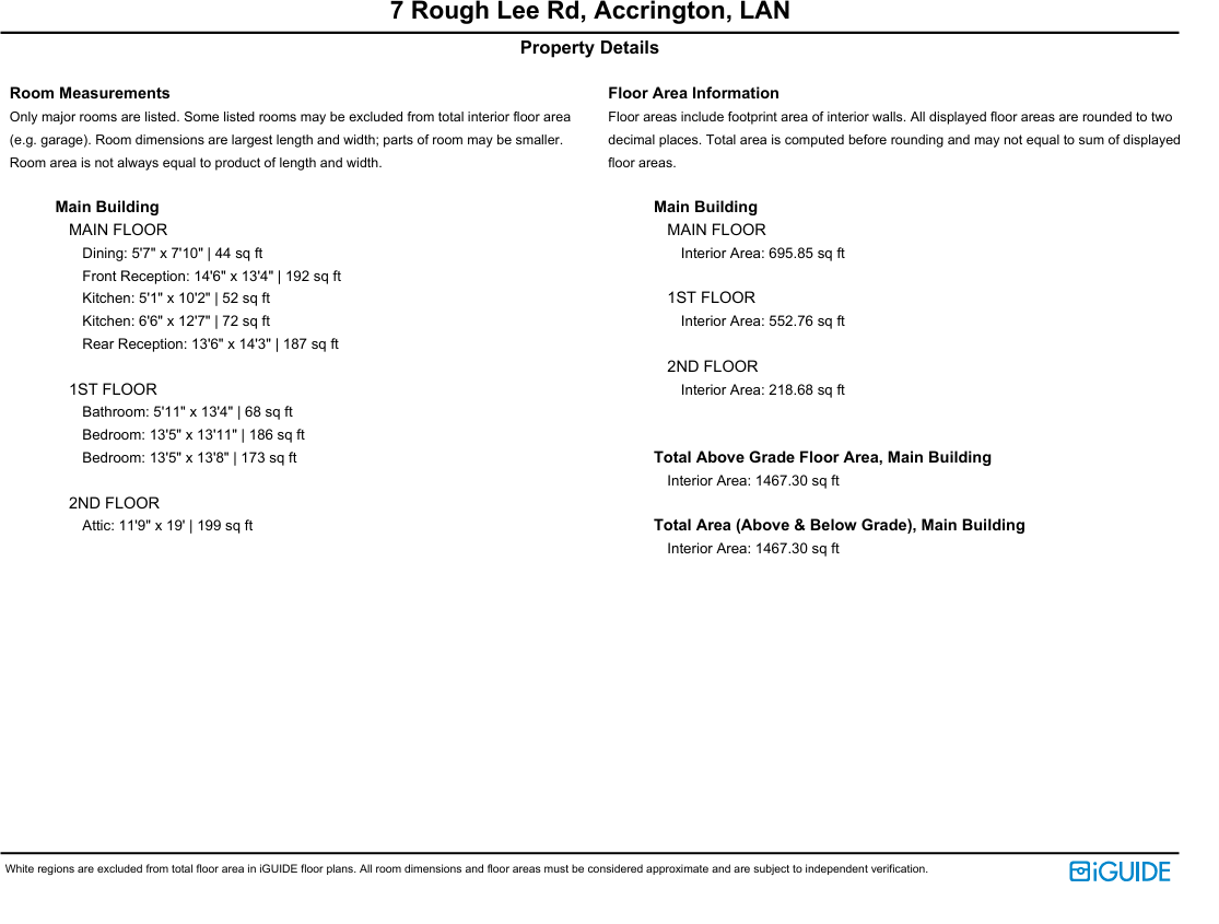 Rough Lee Road, Accrington, Lancashire, BB5 floorplan