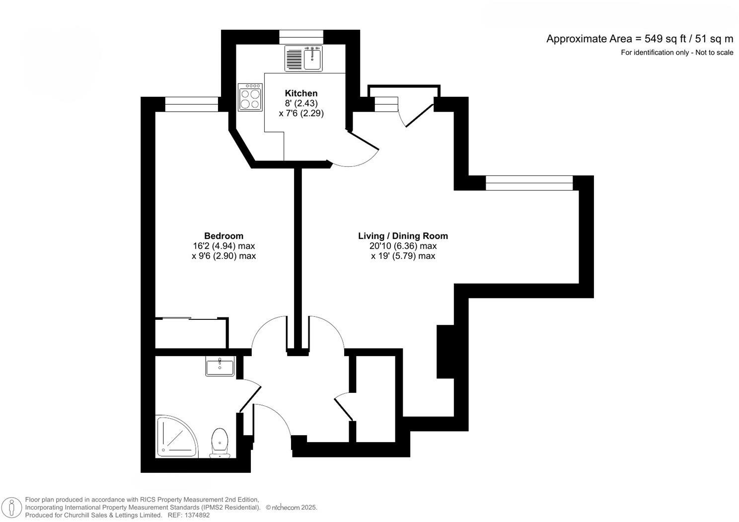 Stokes Lodge, Camberley floorplan